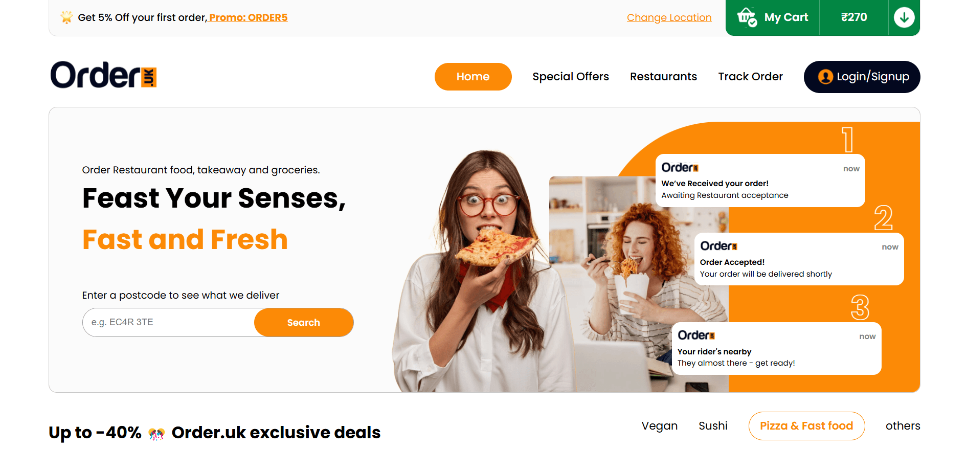 Order-uk screenshot
